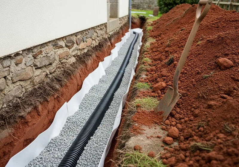 Drainage périphérique à Vannes