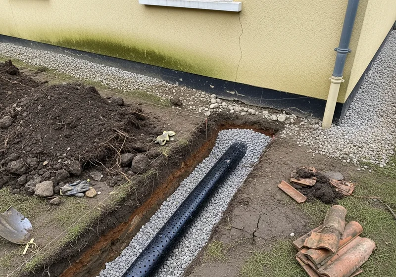 Drainage périphérique d’un pavillon à Ploeren