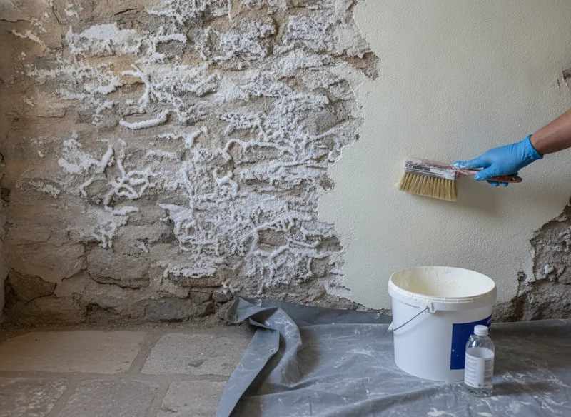 Traitement du salpêtre sur une villa de bord de mer à Pornic